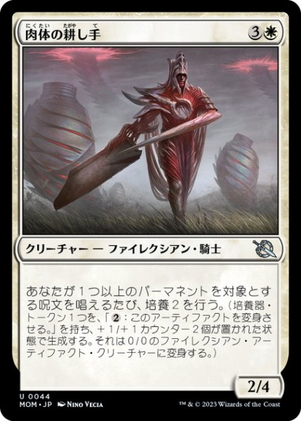 画像1: 【JPN】肉体の耕し手/Tiller of Flesh[MTG_MOM_0044U] (1)