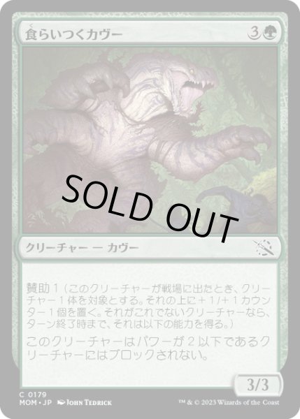 画像1: 【JPN】★Foil★食らいつくカヴー/Chomping Kavu[MTG_MOM_0179C] (1)