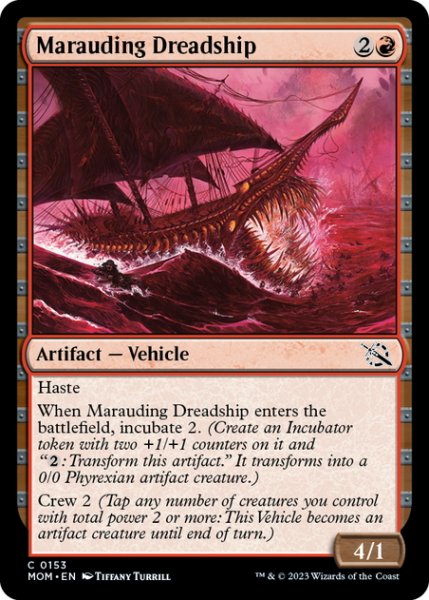 画像1: 【ENG】無法の戦慄艦/Marauding Dreadship[MTG_MOM_0153C] (1)