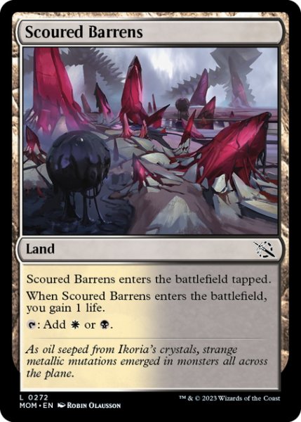 画像1: 【ENG】磨かれたやせ地/Scoured Barrens[MTG_MOM_0272L] (1)