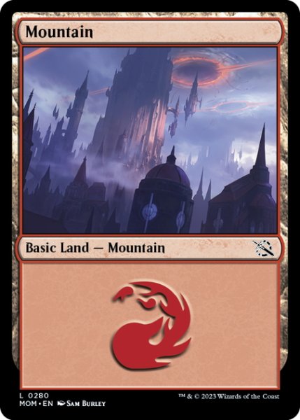 画像1: 【ENG】山/Mountain[MTG_MOM_0280L] (1)