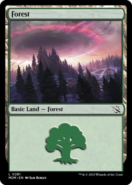 画像1: 【ENG】森/Forest[MTG_MOM_0281L] (1)