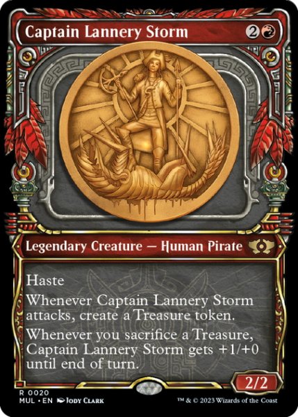 画像1: 【ENG】風雲船長ラネリー/Captain Lannery Storm[MTG_MUL_0020R] (1)