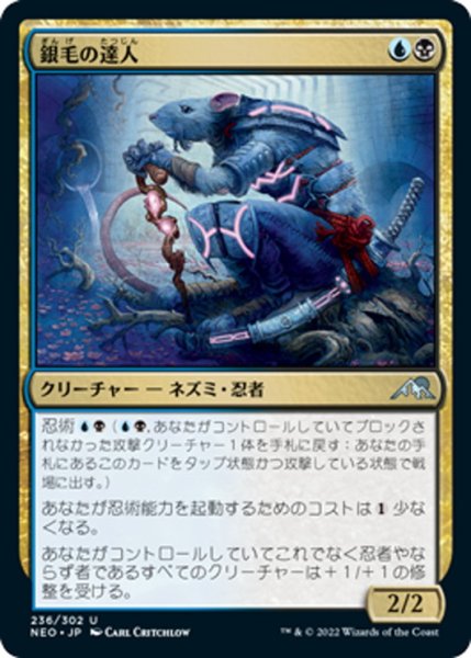 画像1: 【JPN】銀毛の達人/Silver-Fur Master[MTG_NEO_236U] (1)