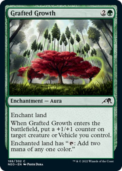 画像1: 【ENG】融合する成長/Grafted Growth[MTG_NEO_188C] (1)