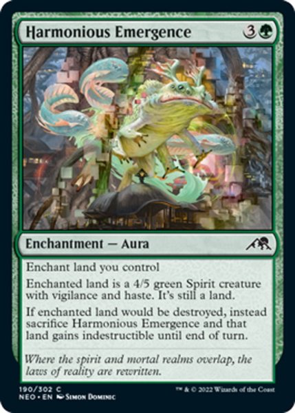 画像1: 【ENG】調和した出現/Harmonious Emergence[MTG_NEO_190C] (1)