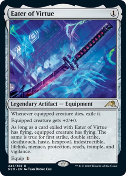 画像1: 【ENG】長所食い/Eater of Virtue[MTG_NEO_245R] (1)