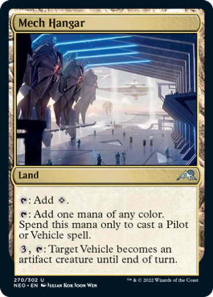 画像1: 【ENG】メカ格納庫/Mech Hangar[MTG_NEO_270U] (1)