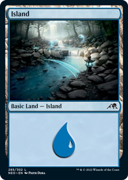 画像1: 【ENG】島/Island[MTG_NEO_285L] (1)