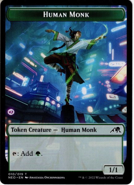 画像1: 【ENG】HUMANMONK[MTG_NEOT_10T] (1)