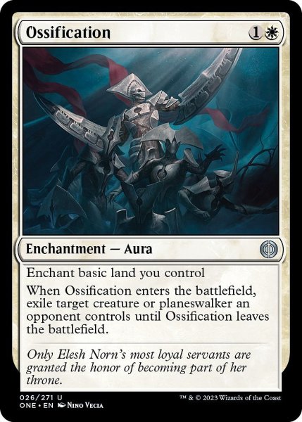 画像1: 【ENG】骨化/Ossification[MTG_ONE_026U] (1)