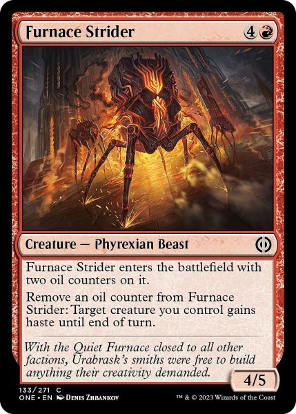 画像1: 【ENG】焼炉の徘徊者/Furnace Strider[MTG_ONE_133C] (1)