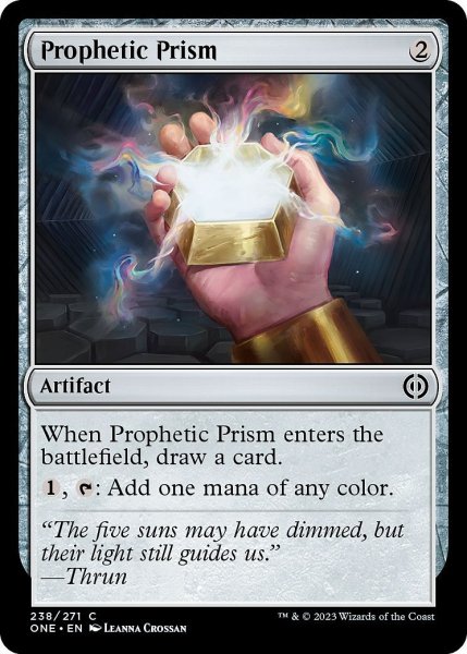 画像1: 【ENG】予言のプリズム/Prophetic Prism[MTG_ONE_238C] (1)