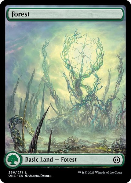 画像1: 【ENG】森/Forest[MTG_ONE_266L] (1)