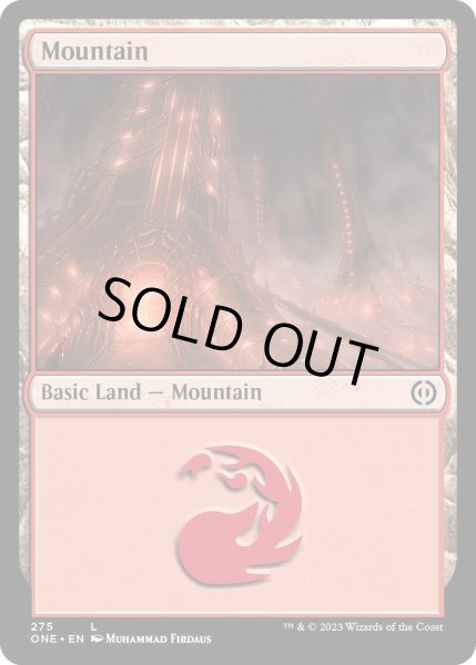 画像1: 【ENG】山/Mountain[MTG_ONE_275L] (1)