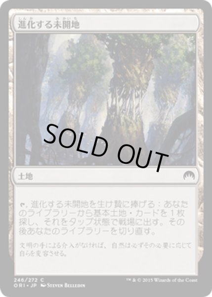 画像1: 【JPN】進化する未開地/Evolving Wilds[MTG_ORI_246C] (1)