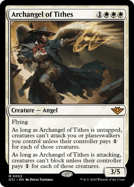 画像1: 【ENG】徴税の大天使/Archangel of Tithes[MTG_OTJ_0002_M] (1)