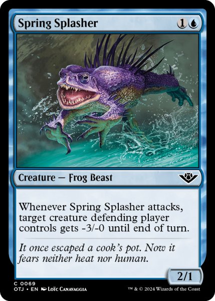 画像1: 【ENG】泉の飛沫散らし/Spring Splasher[MTG_OTJ_0069_C] (1)