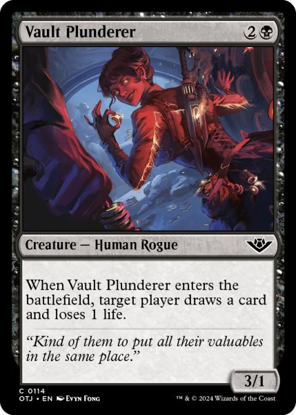 画像1: 【ENG】金庫の略奪者/Vault Plunderer[MTG_OTJ_0114_C] (1)