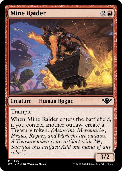 画像1: 【ENG】鉱山の略奪者/Mine Raider[MTG_OTJ_0135_C] (1)