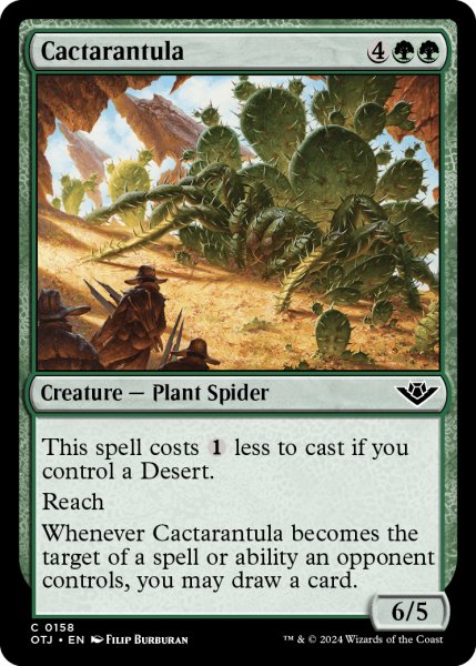 画像1: 【ENG】サボテンチュラ/Cactarantula[MTG_OTJ_0158_C] (1)