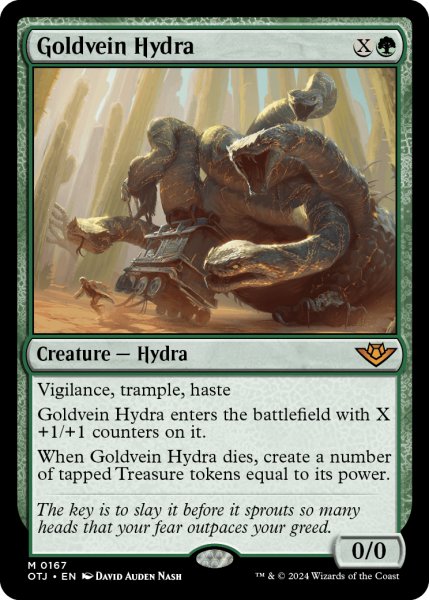 画像1: 【ENG】金脈のハイドラ/Goldvein Hydra[MTG_OTJ_0167_M] (1)