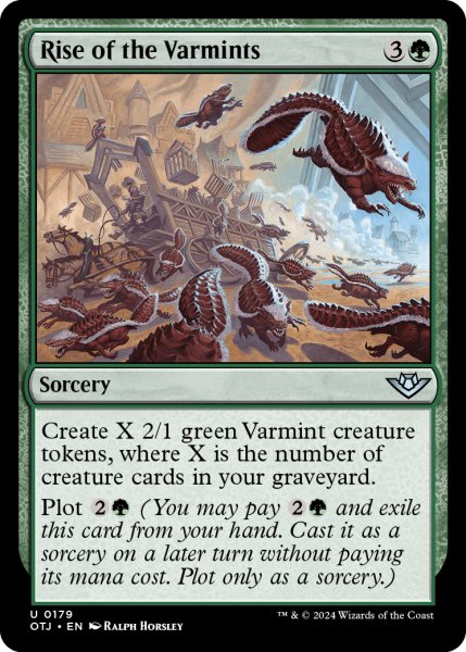 画像1: 【ENG】匪獣の隆盛/Rise of the Varmints[MTG_OTJ_0179_U] (1)