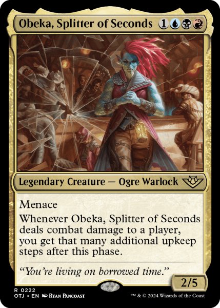 画像1: 【ENG】秒刻みのオベカ/Obeka, Splitter of Seconds[MTG_OTJ_0222_R] (1)