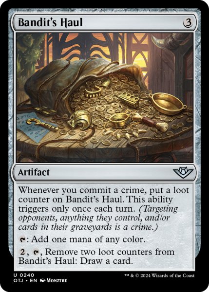 画像1: 【ENG】略奪者の荷物/Bandit's Haul[MTG_OTJ_0240_U] (1)