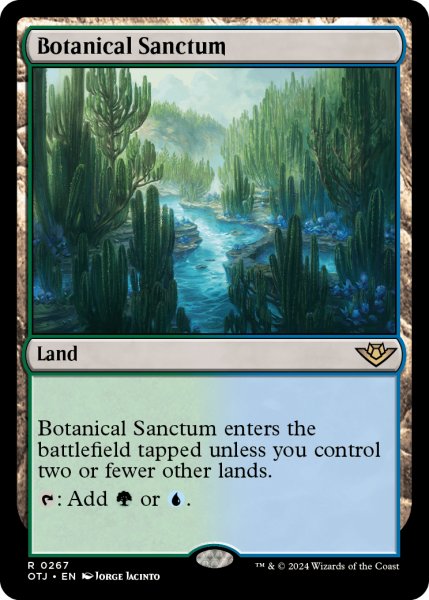 画像1: 【ENG】植物の聖域/Botanical Sanctum[MTG_OTJ_0267_R] (1)