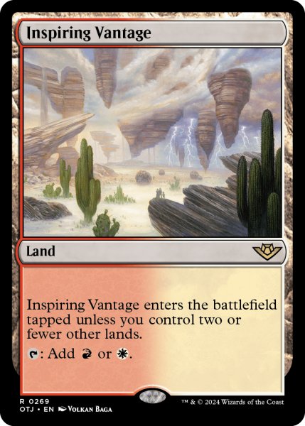 画像1: 【ENG】感動的な眺望所/Inspiring Vantage[MTG_OTJ_0269_R] (1)