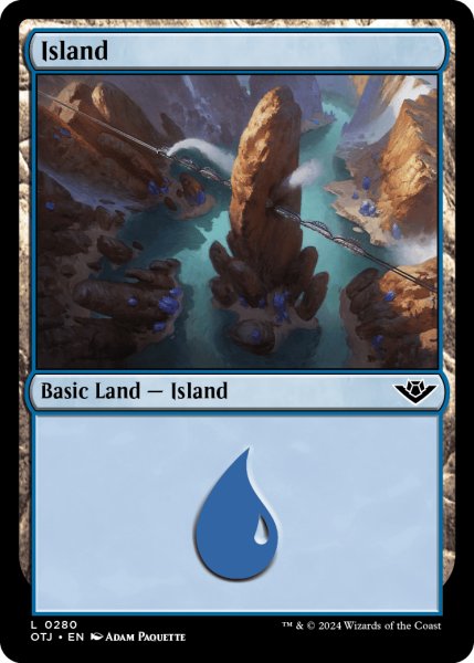 画像1: 【ENG】島/Island[MTG_OTJ_0280_L] (1)