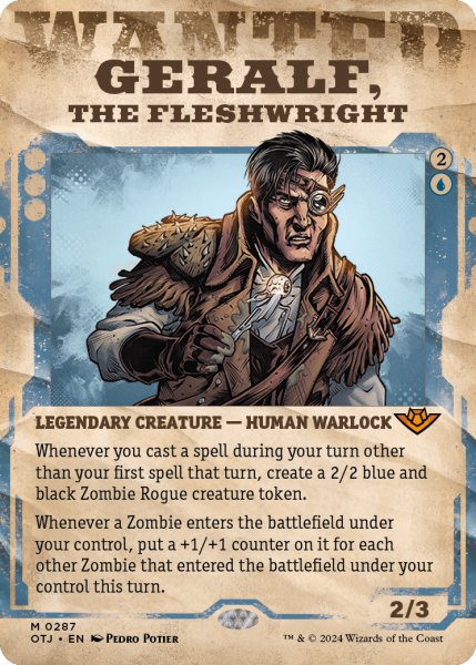 画像1: 【ENG】肉大工、ゲラルフ/Geralf, the Fleshwright[MTG_OTJ_0287_M] (1)