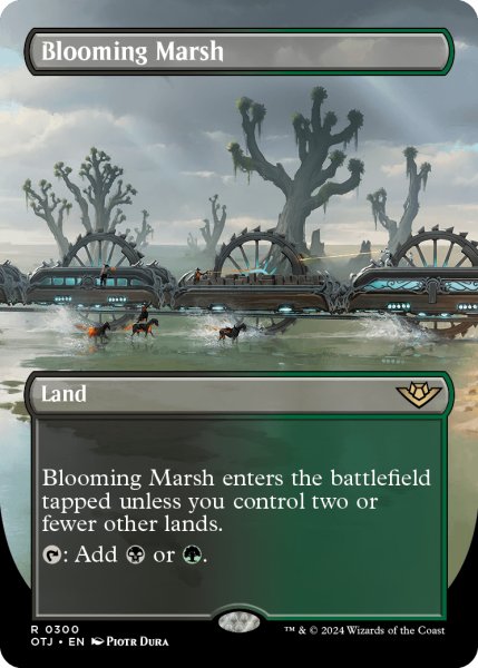 画像1: 【ENG】花盛りの湿地/Blooming Marsh[MTG_OTJ_0300_R] (1)