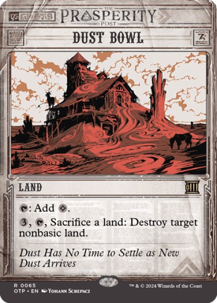 画像1: 【ENG】黄塵地帯/Dust Bowl[MTG_OTP_0065_R] (1)