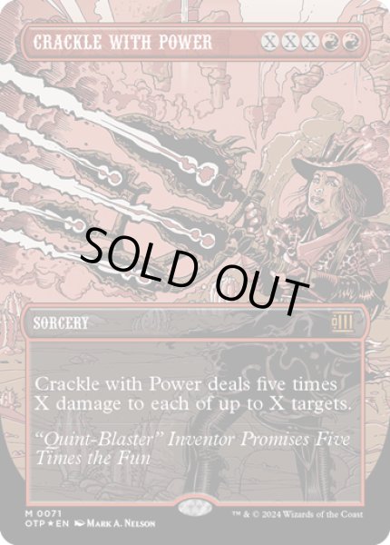 画像1: 【ENG】★textured foil★弾ける力/Crackle with Power[MTG_OTP_0071_M] (1)