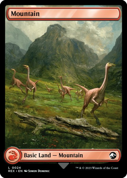 画像1: 【ENG】山/Mountain[MTG_REX_0024L] (1)