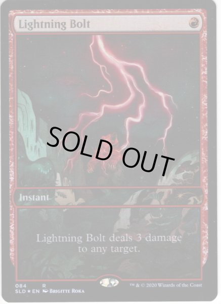 画像1: 【ENG】★Foil★稲妻/Lightning Bolt[MTG_SLD_084] (1)