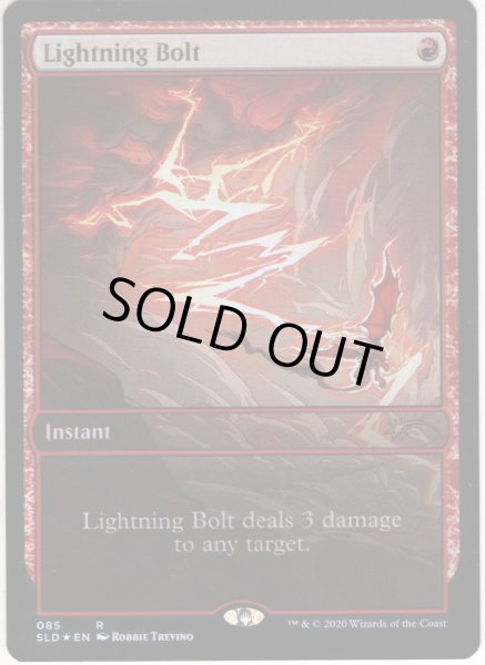 画像1: 【ENG】★Foil★稲妻/Lightning Bolt[MTG_SLD_085] (1)