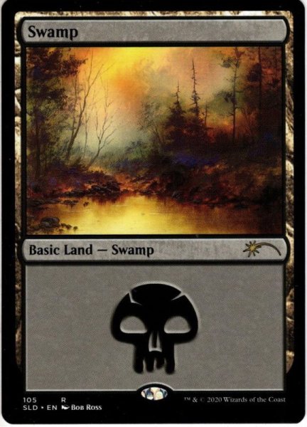 画像1: 【ENG】沼/Swamp[MTG_SLD_105] (1)