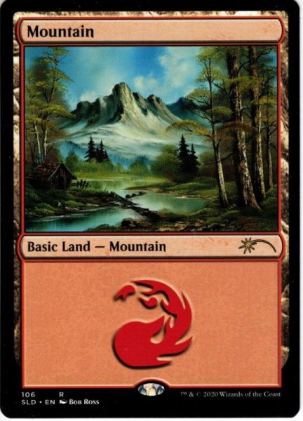 画像1: 【ENG】山/Mountain[MTG_SLD_106] (1)