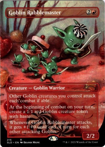 画像1: 【ENG】ゴブリンの熟練扇動者/Goblin Rabblemaster[MTG_SLD_215] (1)