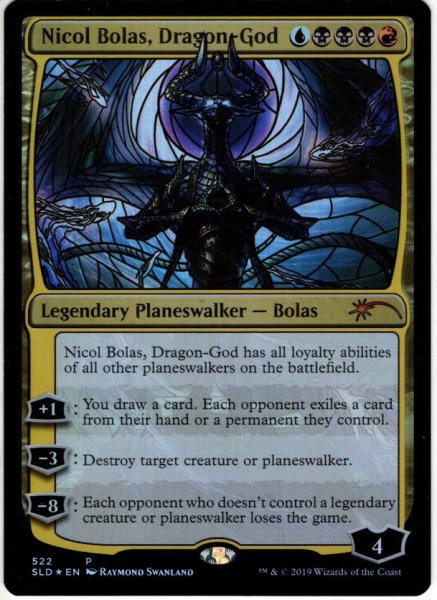 画像1: 【ENG】★Foil★龍神、ニコル・ボーラス/Nicol Bolas, Dragon-God[MTG_SLD_522] (1)