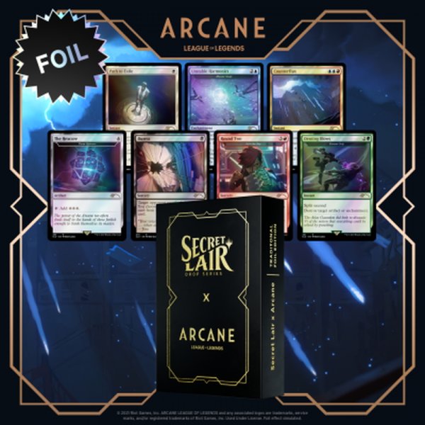 画像1: 【ENG】Secret Lair x Arcane:  Foil Edition[MTG_SLD_D067] (1)