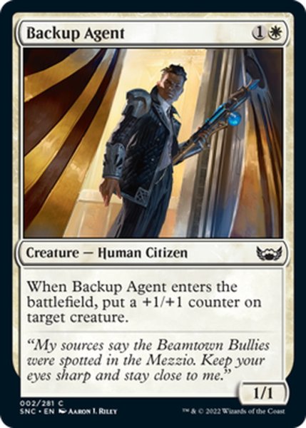 画像1: 【ENG】支援工作員/Backup Agent[MTG_SNC_002C] (1)