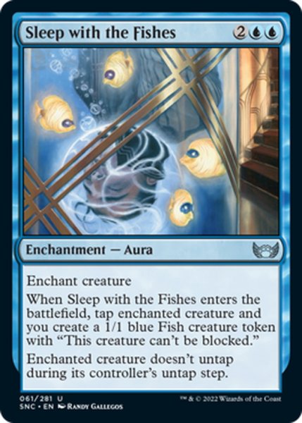 画像1: 【ENG】魚の餌になる/Sleep with the Fishes[MTG_SNC_061U] (1)