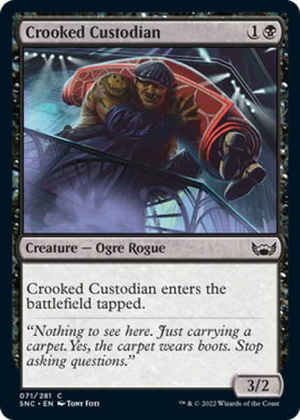 画像1: 【ENG】歪んだ守衛/Crooked Custodian[MTG_SNC_071C] (1)