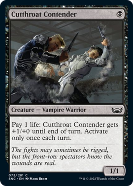 画像1: 【ENG】殺しの競技者/Cutthroat Contender[MTG_SNC_073C] (1)