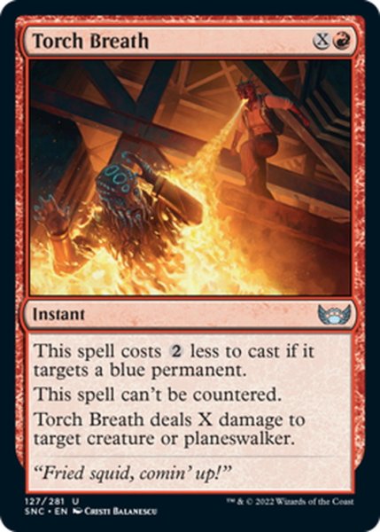 画像1: 【ENG】松明吹き/Torch Breath[MTG_SNC_127U] (1)