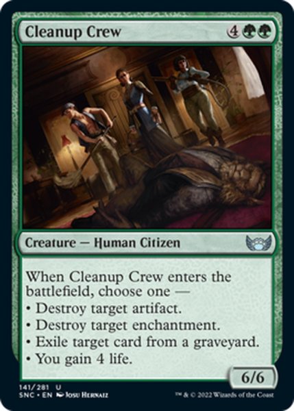 画像1: 【ENG】掃除係/Cleanup Crew[MTG_SNC_141U] (1)